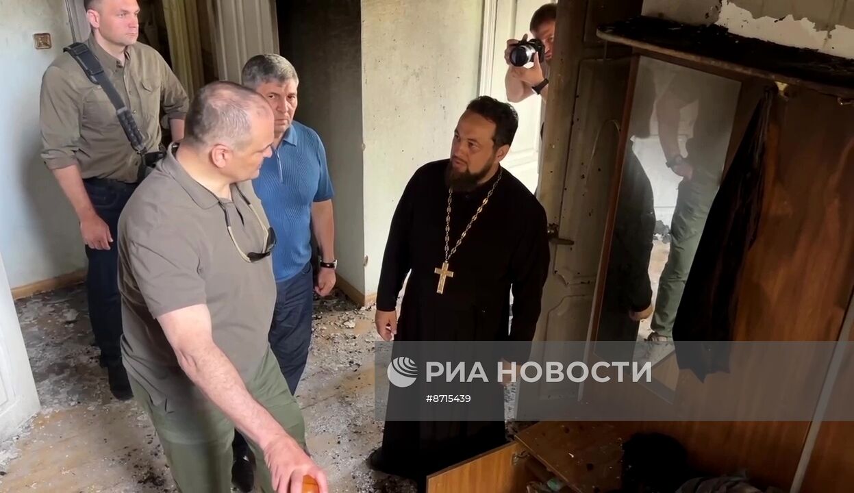 Глава Дагестана приехал в Дербент после нападения террористов на церковь и синагогу