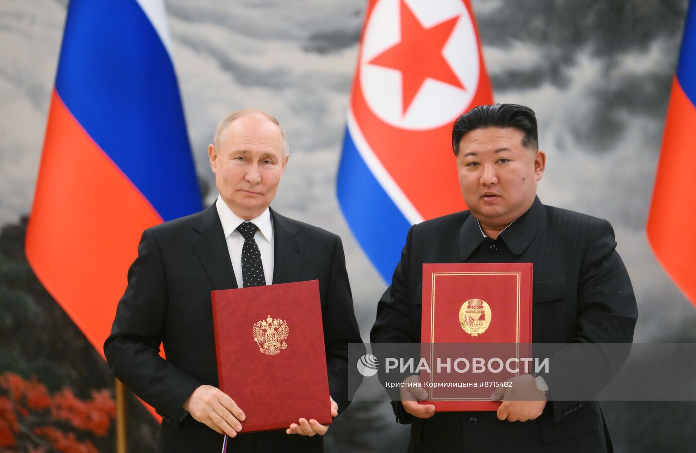 Дружественный государственный визит президента Владимира Путина в КНДР