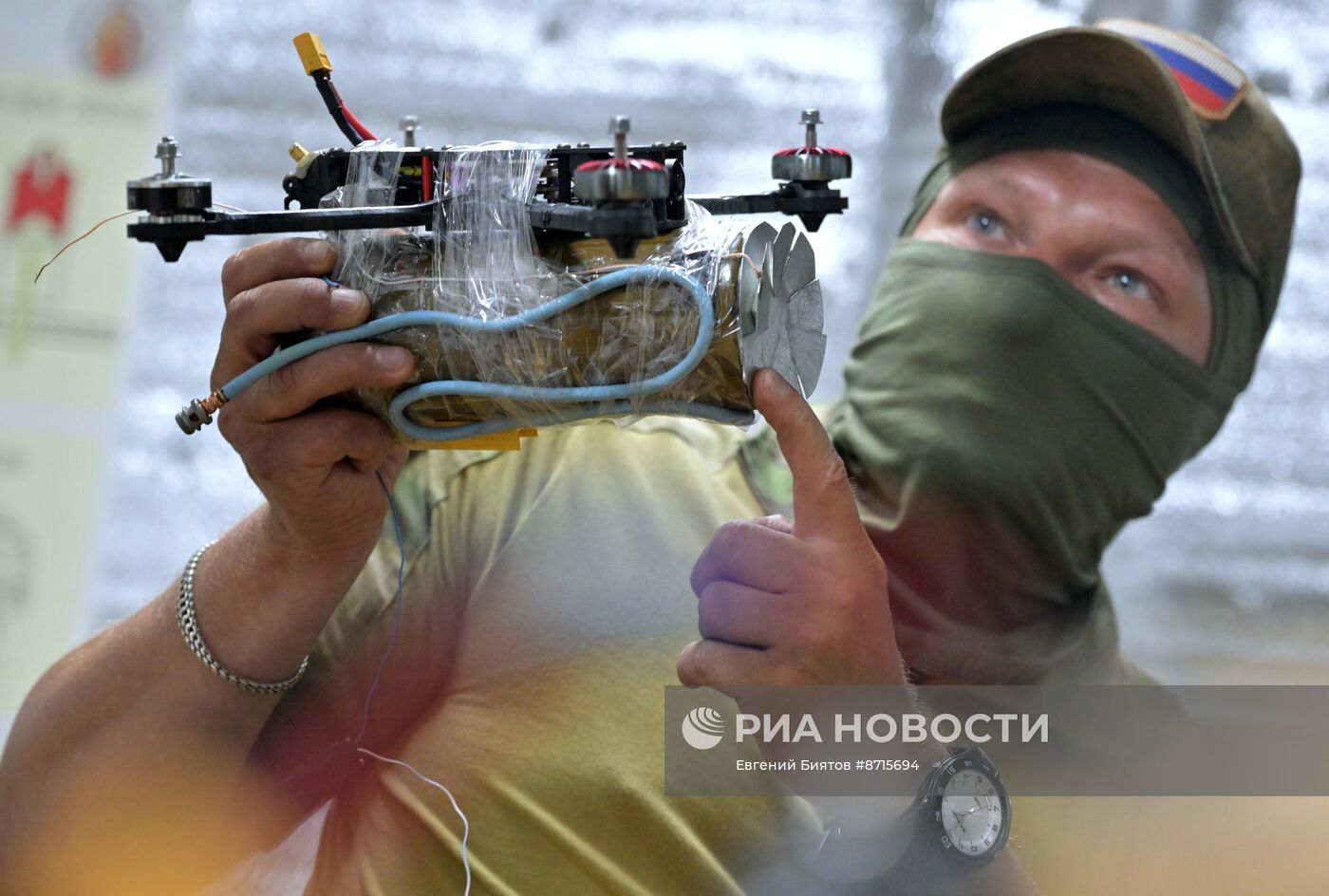 Центр подготовки операторов FPV-дронов "Небесный воин" в ЛНР