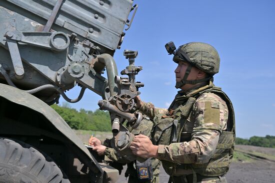 Боевая работа артиллерии группировки войск "Запад"