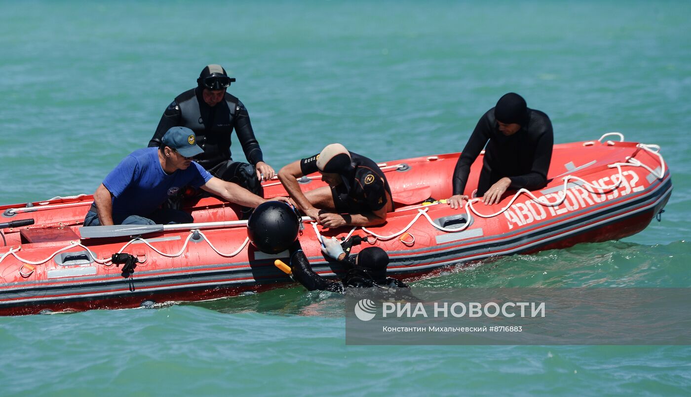 В Севастополе водолазы МЧС обнаружили неразорвавшийся боеприпас