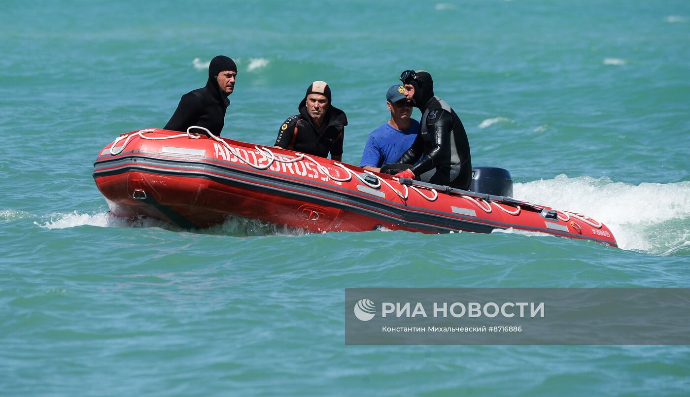 В Севастополе водолазы МЧС обнаружили неразорвавшийся боеприпас