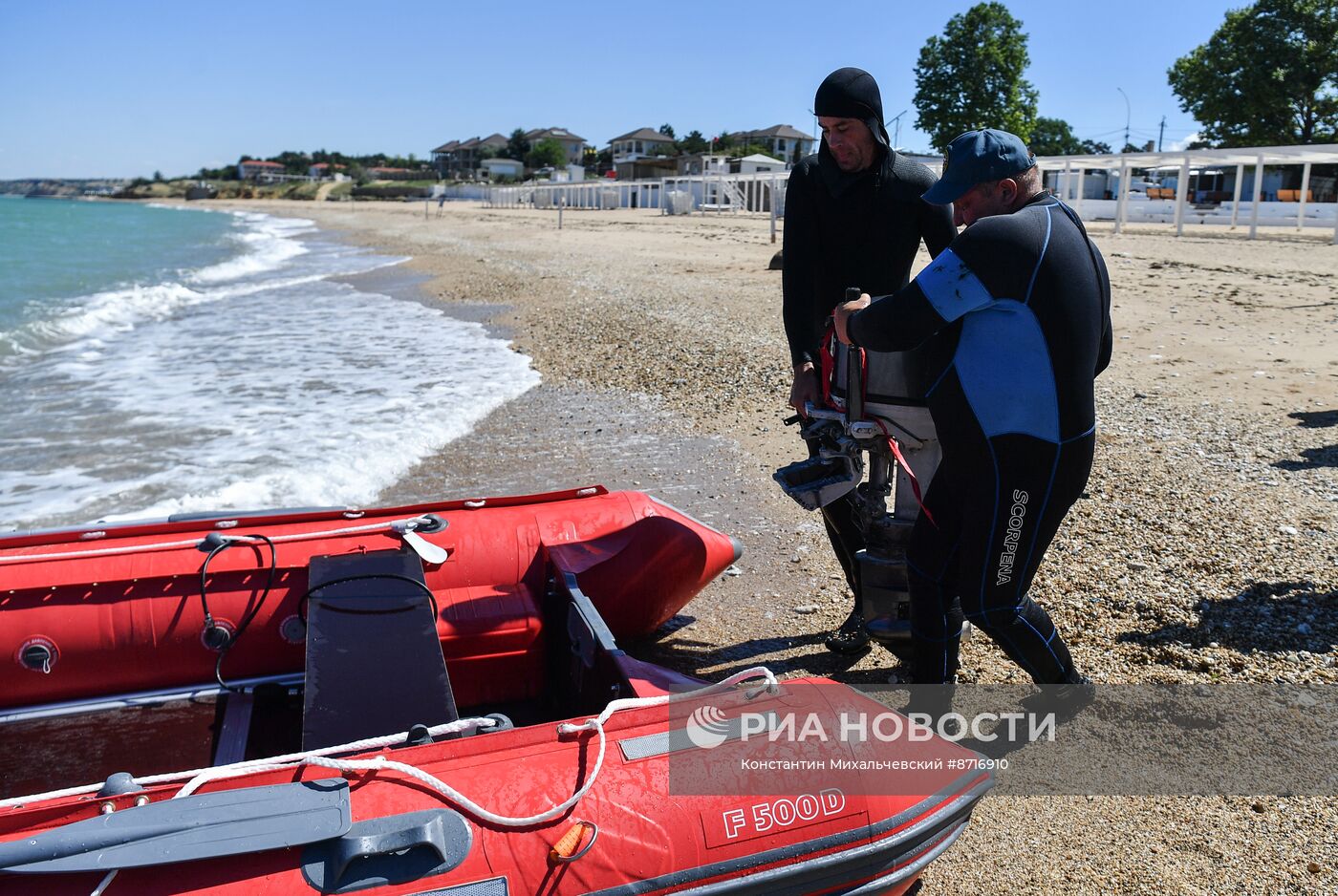 В Севастополе водолазы МЧС обнаружили неразорвавшийся боеприпас