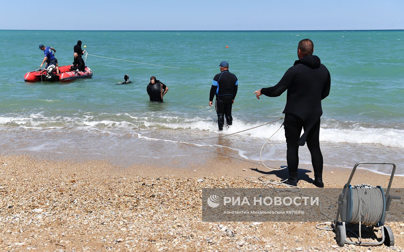 В Севастополе водолазы МЧС обнаружили неразорвавшийся боеприпас