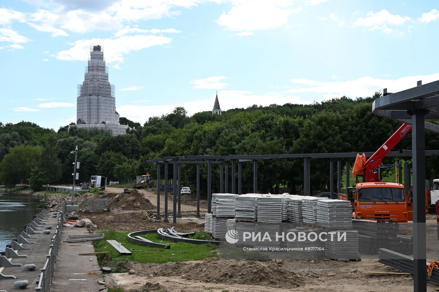 Благоустройство парка в музеe-усадьбе Коломенское