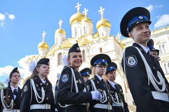 Вручение аттестатов выпускникам кадетских классов ФСО России 