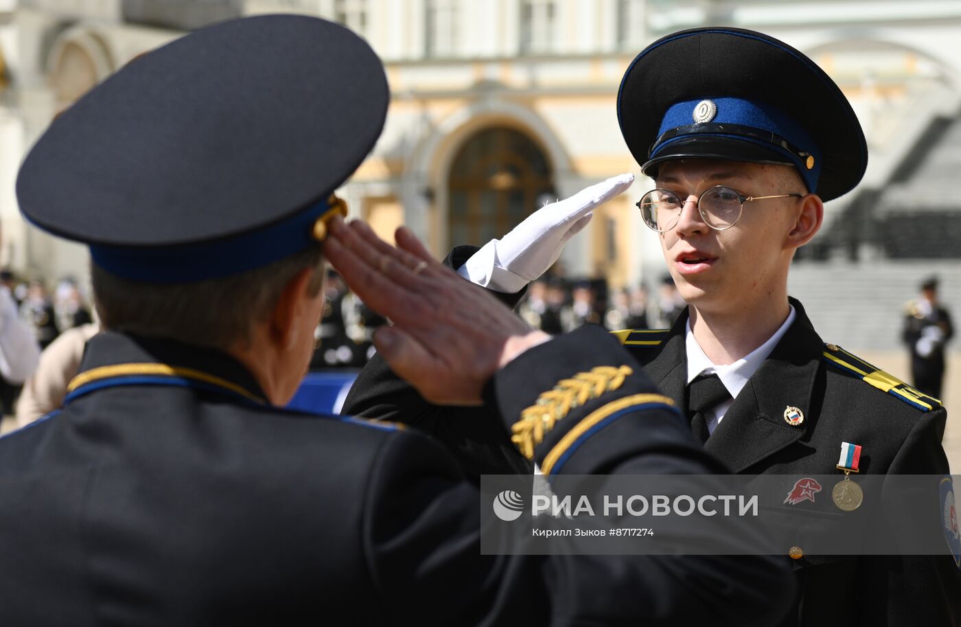 Вручение аттестатов выпускникам кадетских классов ФСО России 