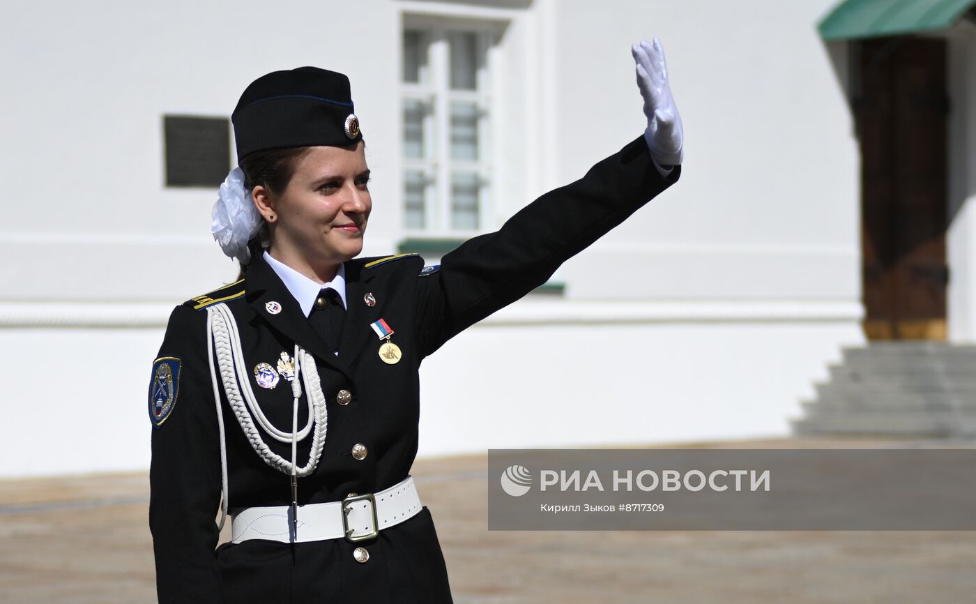 Вручение аттестатов выпускникам кадетских классов ФСО России 