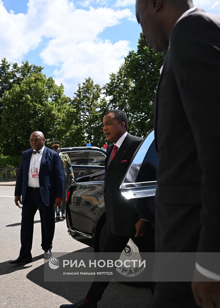 Президент Владимир Путин встретился с президентом Конго Дени Сассу-Нгессо