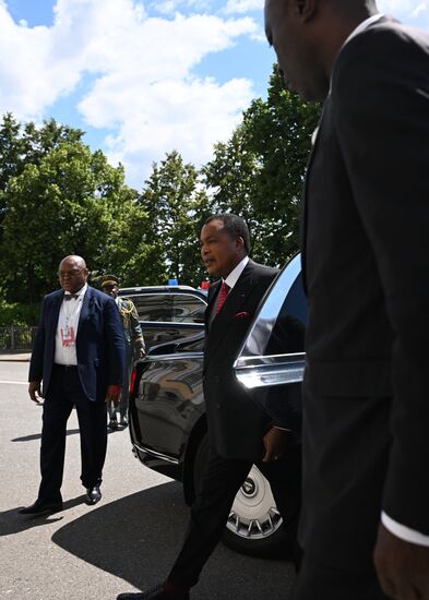 Президент Владимир Путин встретился с президентом Конго Дени Сассу-Нгессо