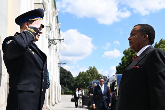 Президент Владимир Путин встретился с президентом Конго Дени Сассу-Нгессо