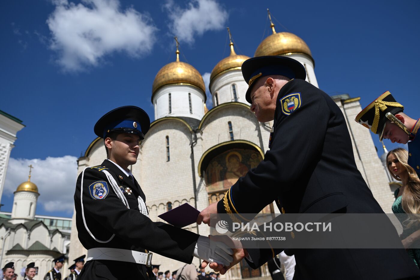 Вручение аттестатов выпускникам кадетских классов ФСО России 