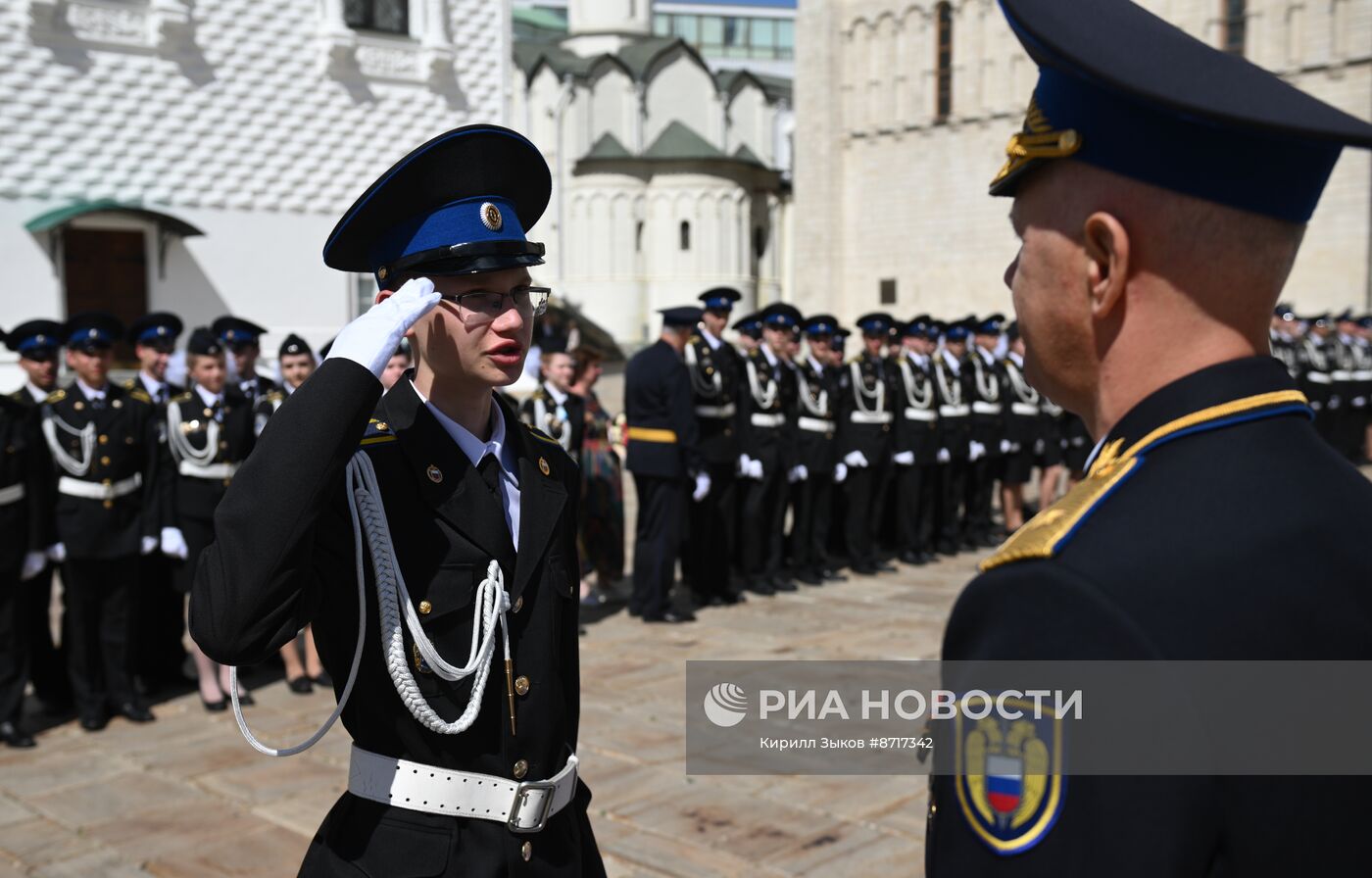 Вручение аттестатов выпускникам кадетских классов ФСО России 