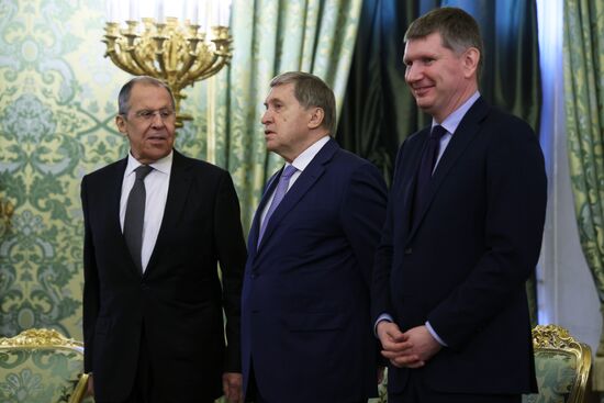 Президент Владимир Путин встретился с президентом Конго Дени Сассу-Нгессо