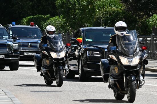 Президент Владимир Путин встретился с президентом Конго Дени Сассу-Нгессо