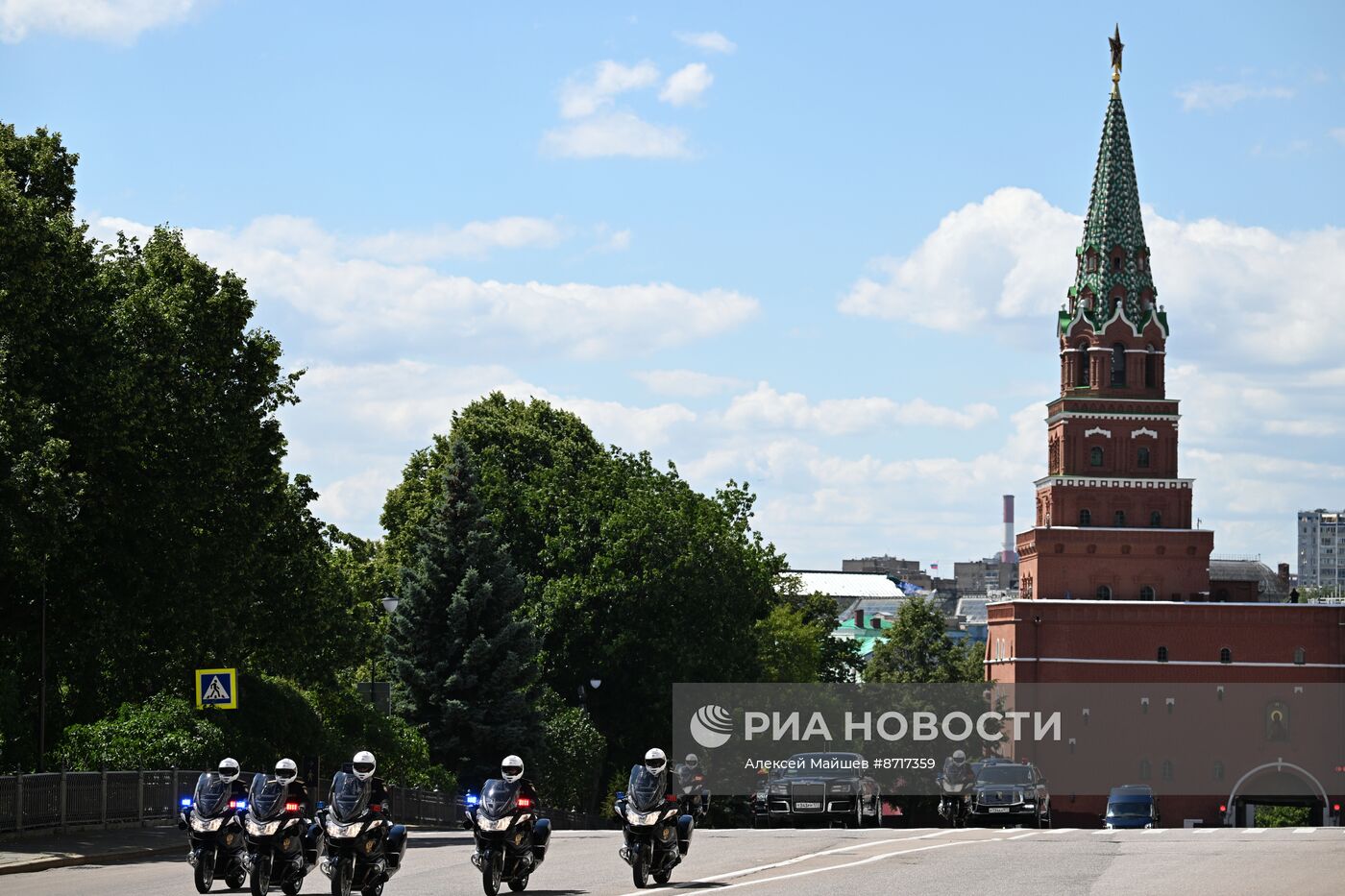 Президент Владимир Путин встретился с президентом Конго Дени Сассу-Нгессо