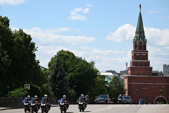 Президент Владимир Путин встретился с президентом Конго Дени Сассу-Нгессо