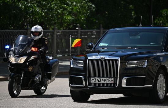 Президент Владимир Путин встретился с президентом Конго Дени Сассу-Нгессо