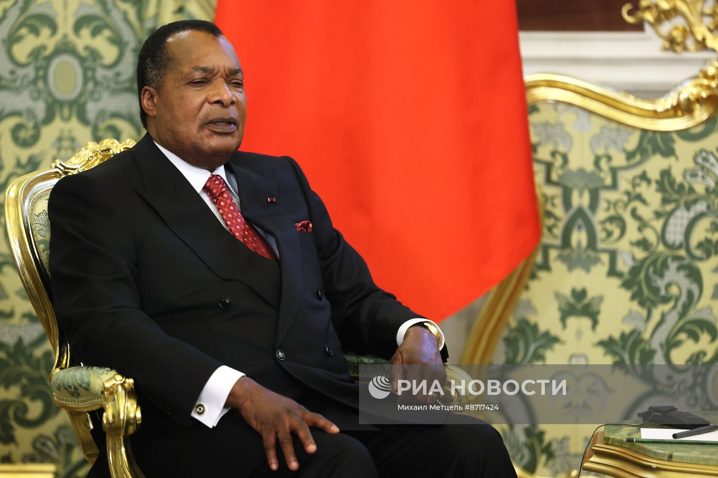 Президент Владимир Путин встретился с президентом Конго Дени Сассу-Нгессо