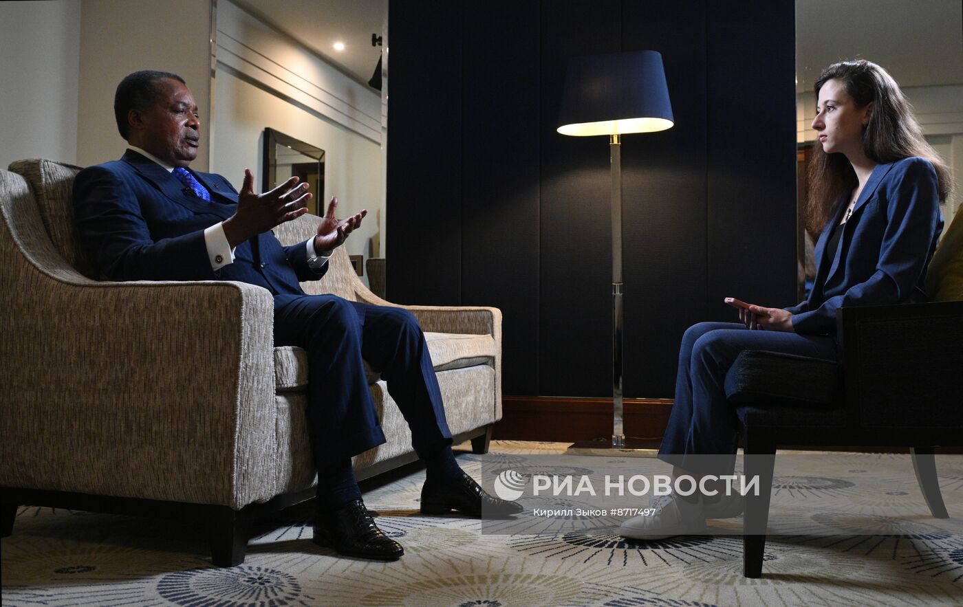 Интервью президента Конго Дени Сассу-Нгессо РИА Новости