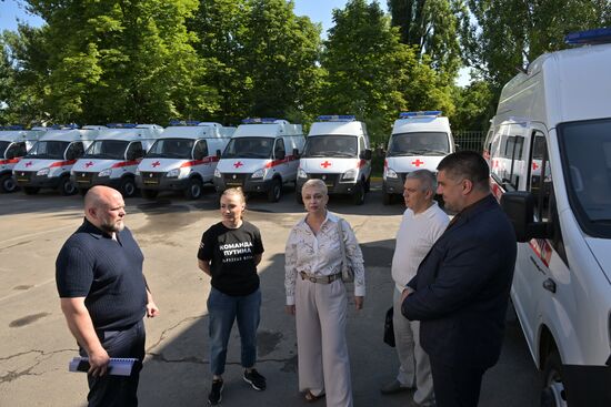 Медики скорой помощи в прифронтовой зоне получили средства для защиты от обстрелов ВСУ