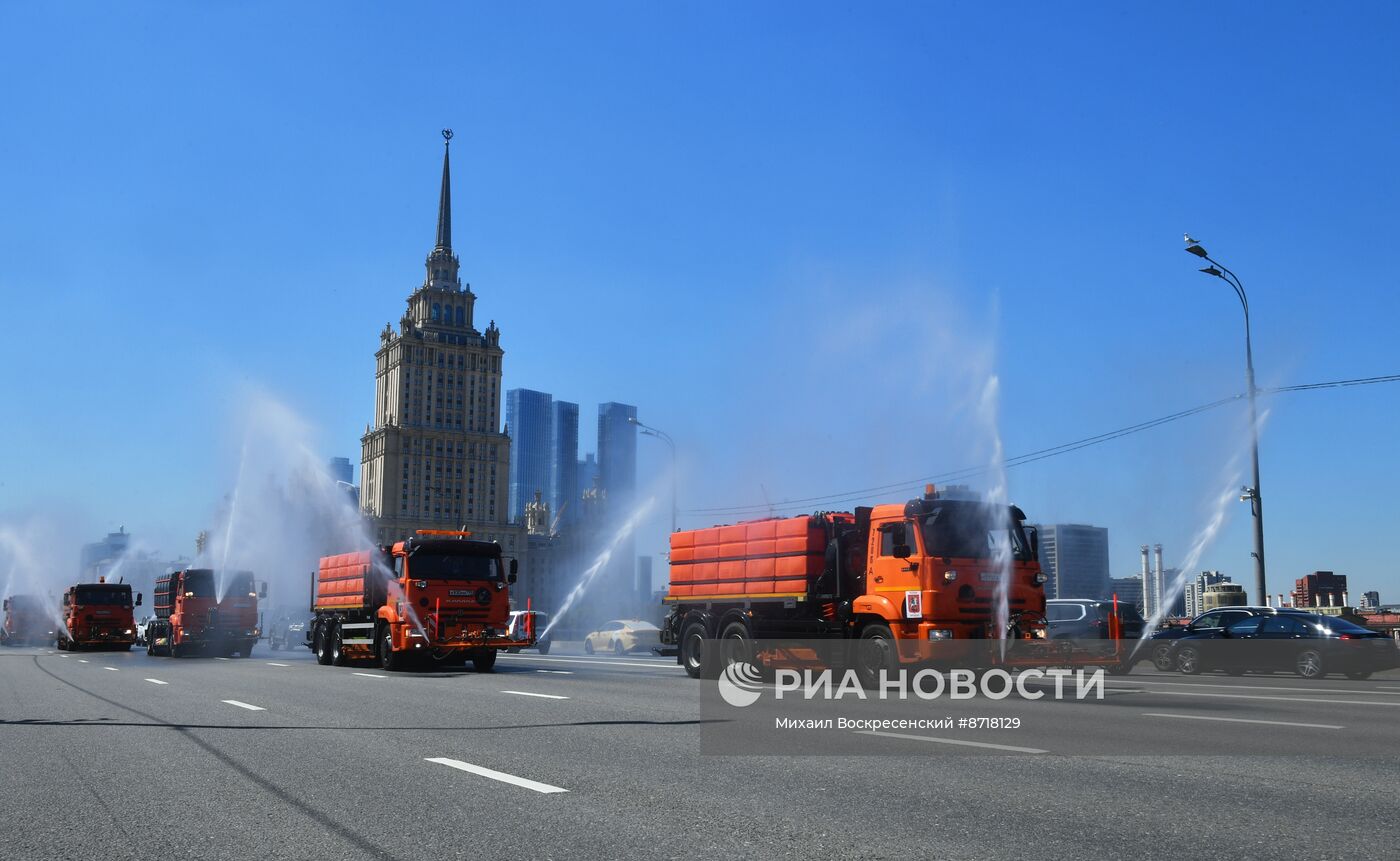 Жаркая погода в Москве