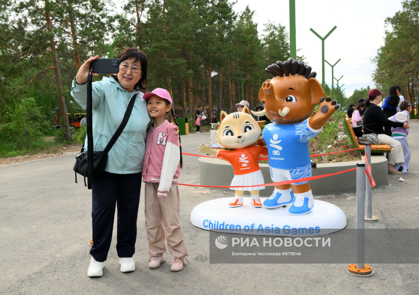 Гости международных спортивных игр "Дети Азии"