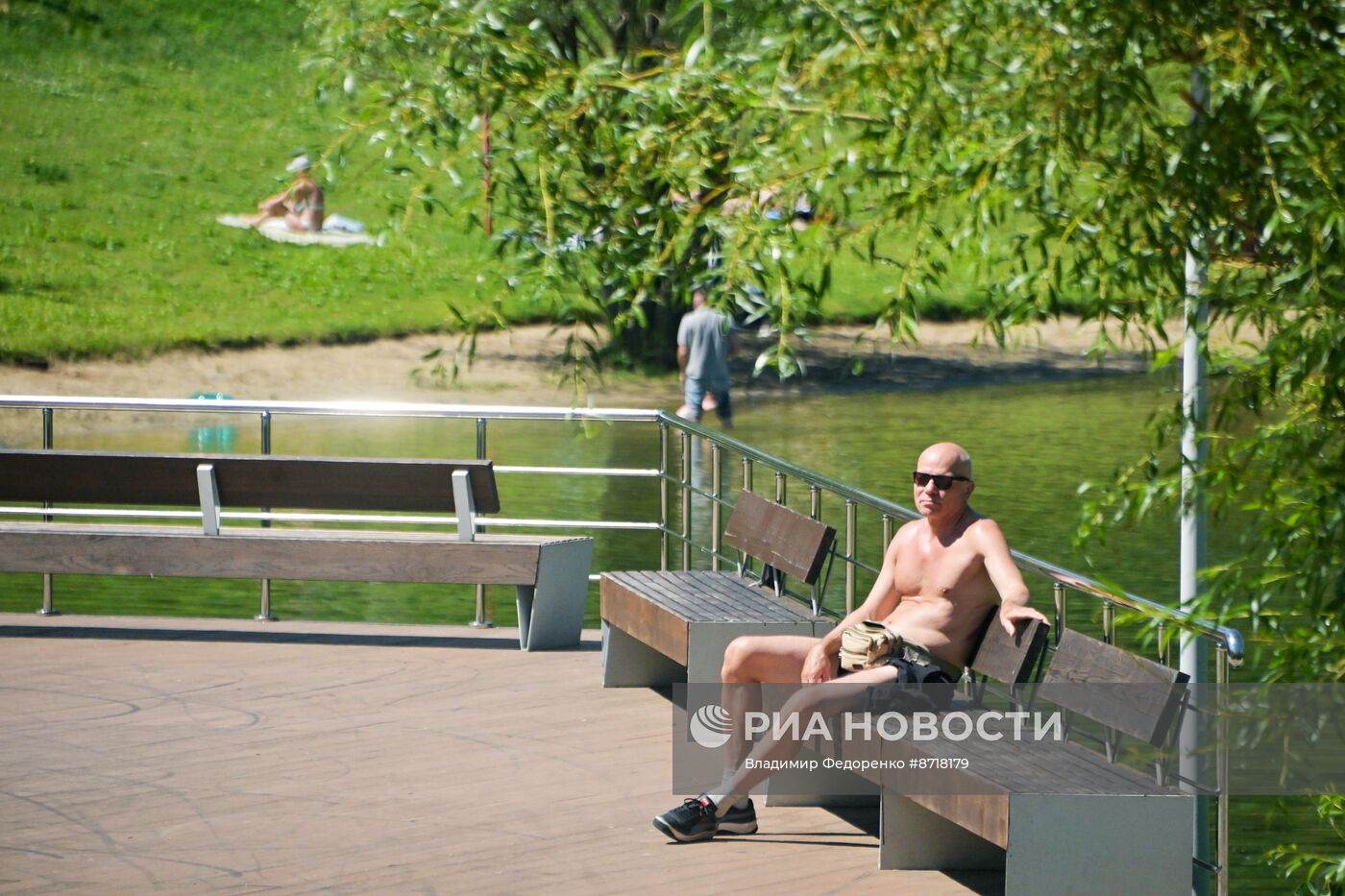 Жаркая погода в Москве