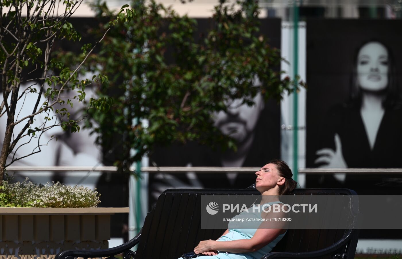 Жаркая погода в Москве