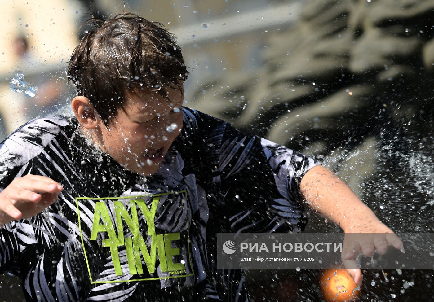 Жаркая погода в Москве