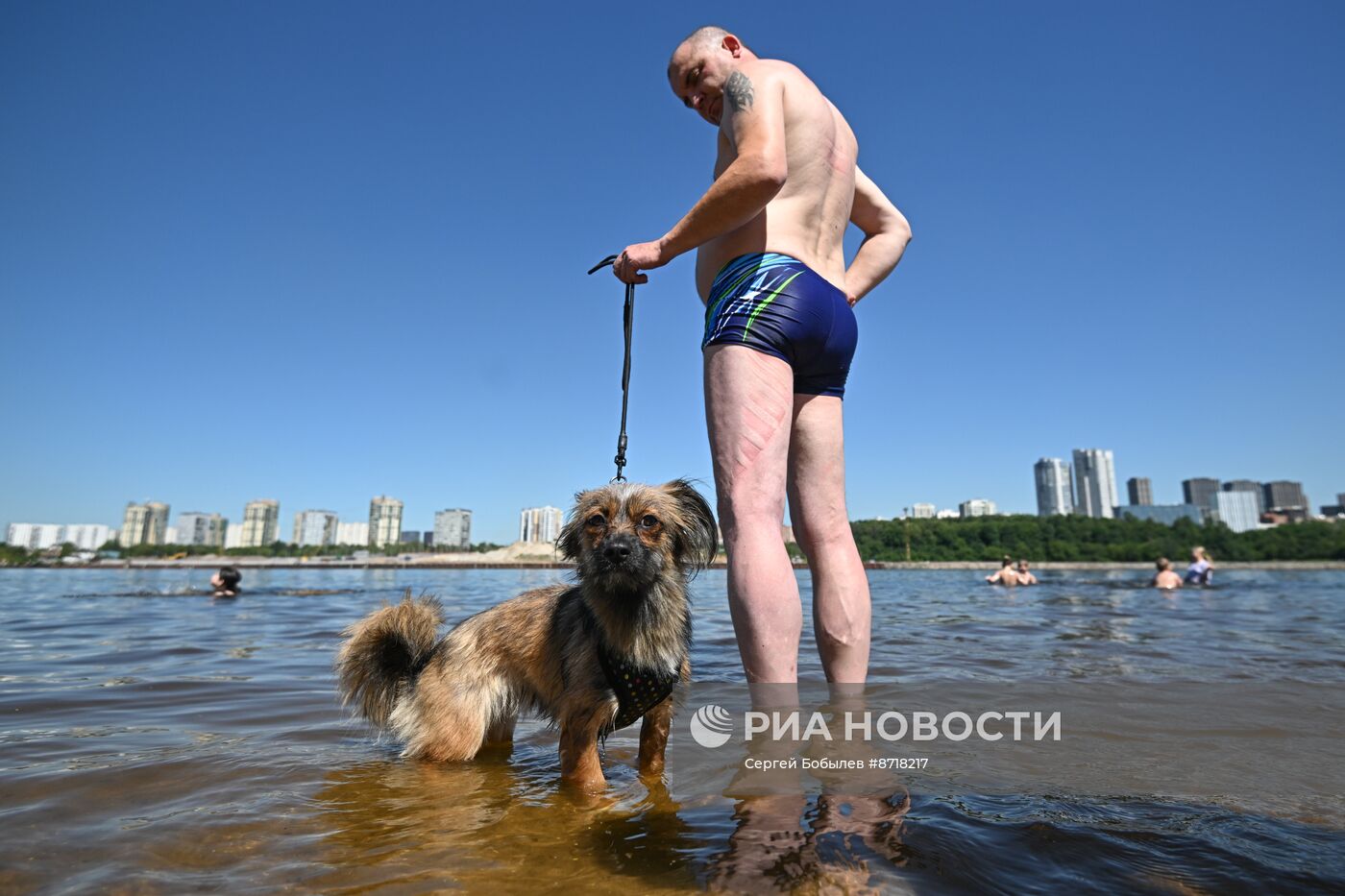 Жаркая погода в Москве