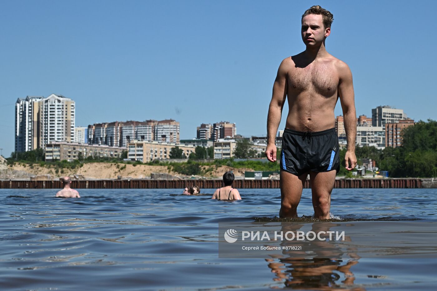 Жаркая погода в Москве