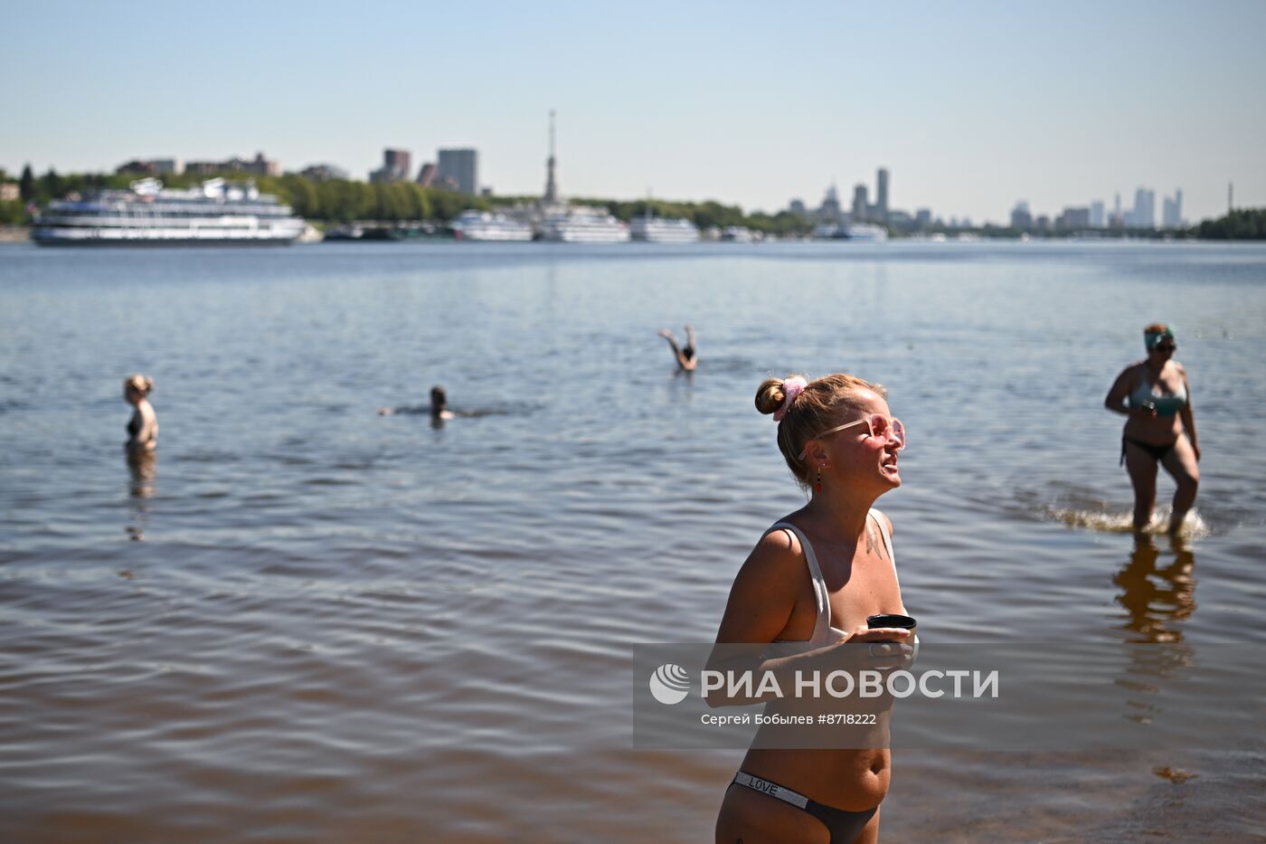 Жаркая погода в Москве