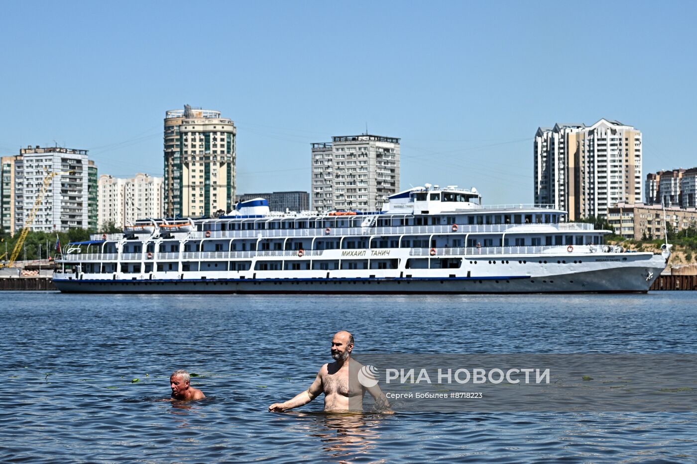 Жаркая погода в Москве