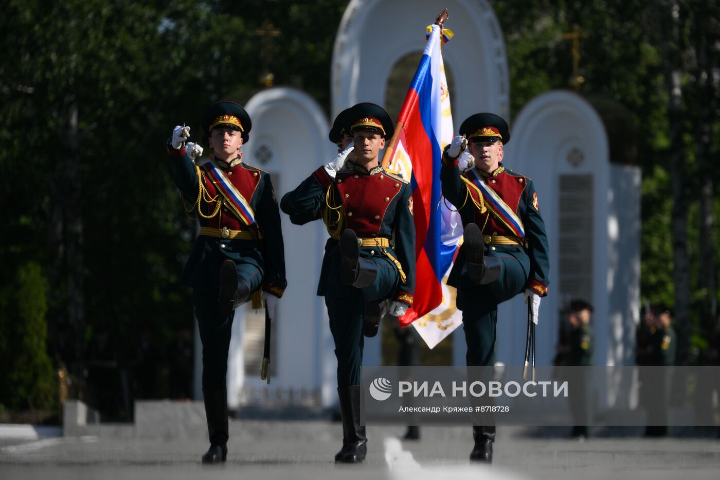 Выпуск офицеров в Новосибирском военном институте войск национальной гвардии РФ