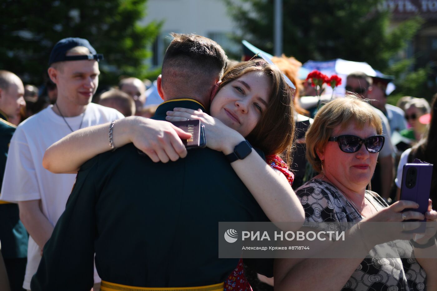 Выпуск офицеров в Новосибирском военном институте войск национальной гвардии РФ