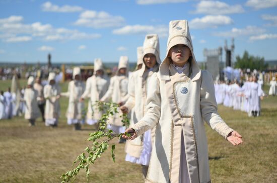 Национальный якутский праздник "Ысыах Туймаады-2024"