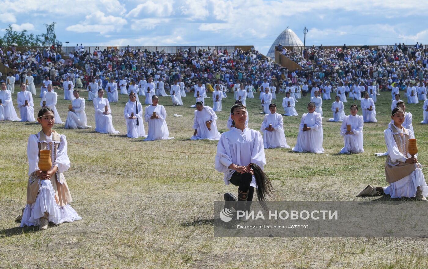 Национальный якутский праздник "Ысыах Туймаады-2024"