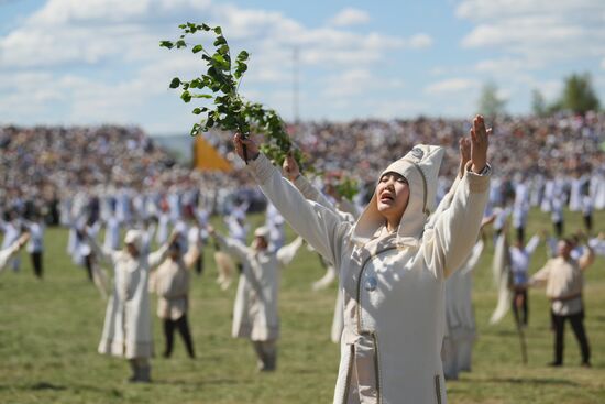 Национальный якутский праздник "Ысыах Туймаады-2024"