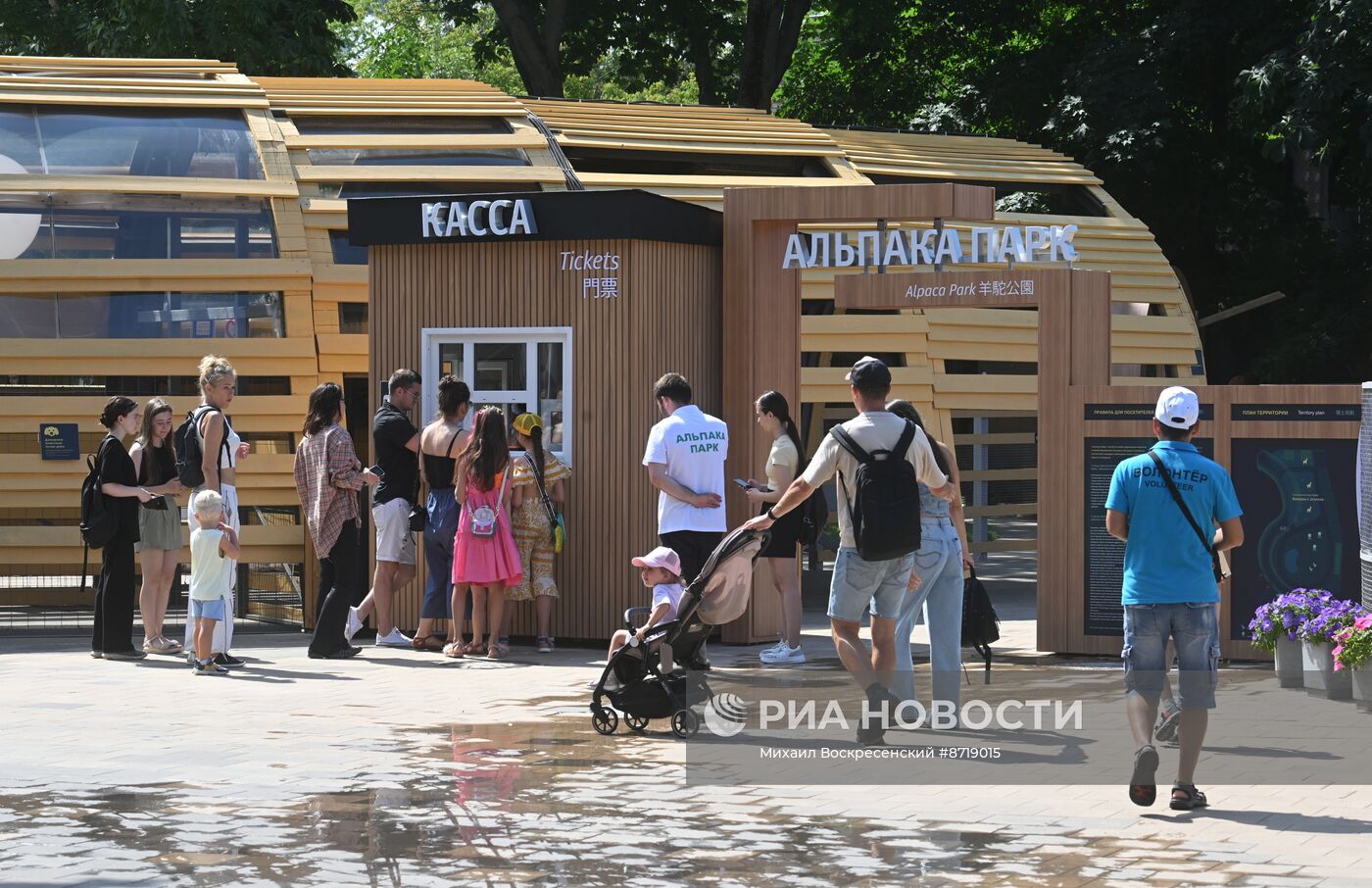 Открытие "Альпака Парк" в Московском зоопарке 