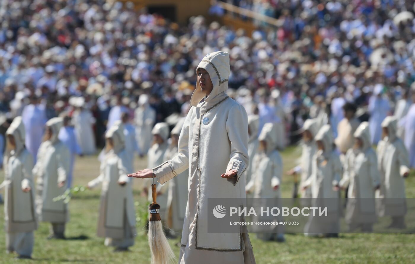 Национальный якутский праздник "Ысыах Туймаады-2024"