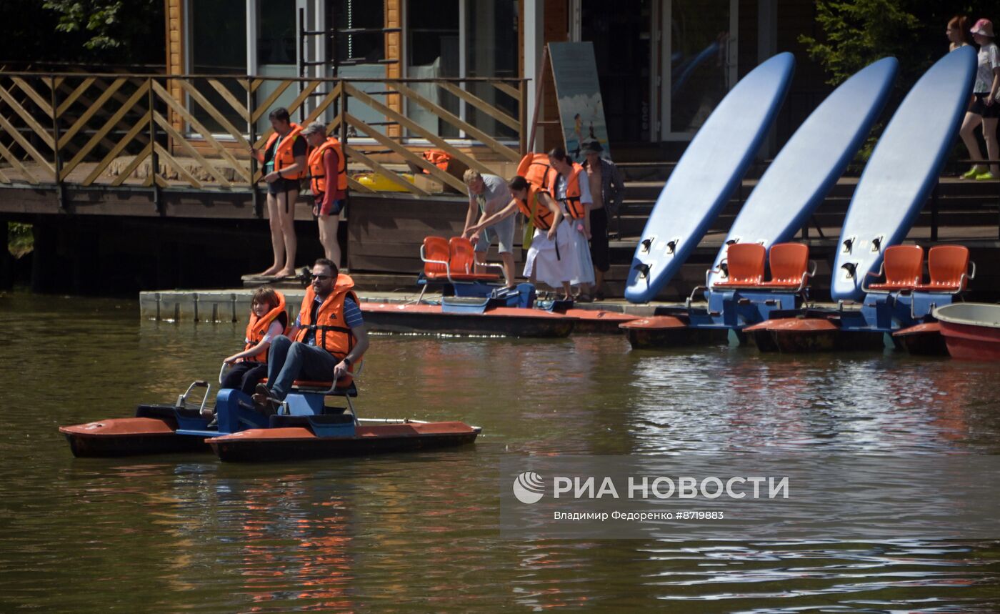 Отдых горожан в Москве