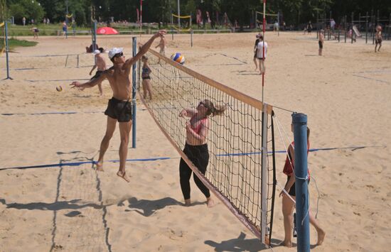 Отдых горожан в Москве