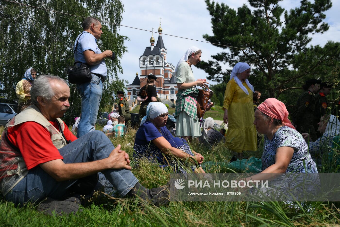 Крестный ход "За духовное возрождение России" в Новосибирской области