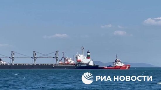 Следовавший из России сухогруз сел на мель у берегов Стамбула