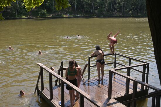 Отдых горожан в Москве