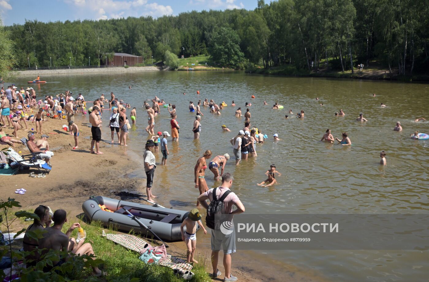 Отдых горожан в Москве