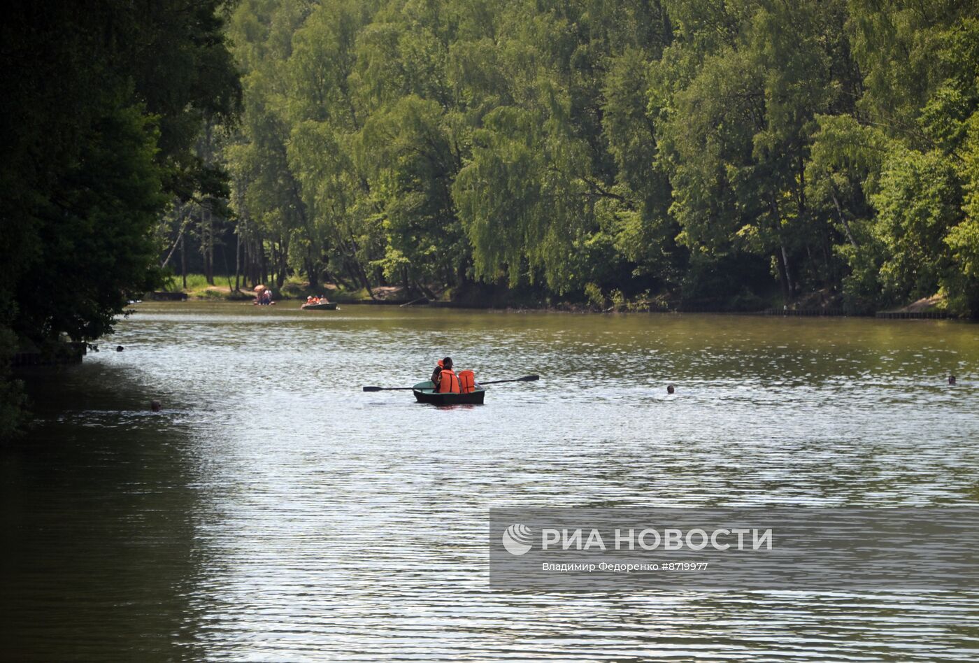 Отдых горожан в Москве