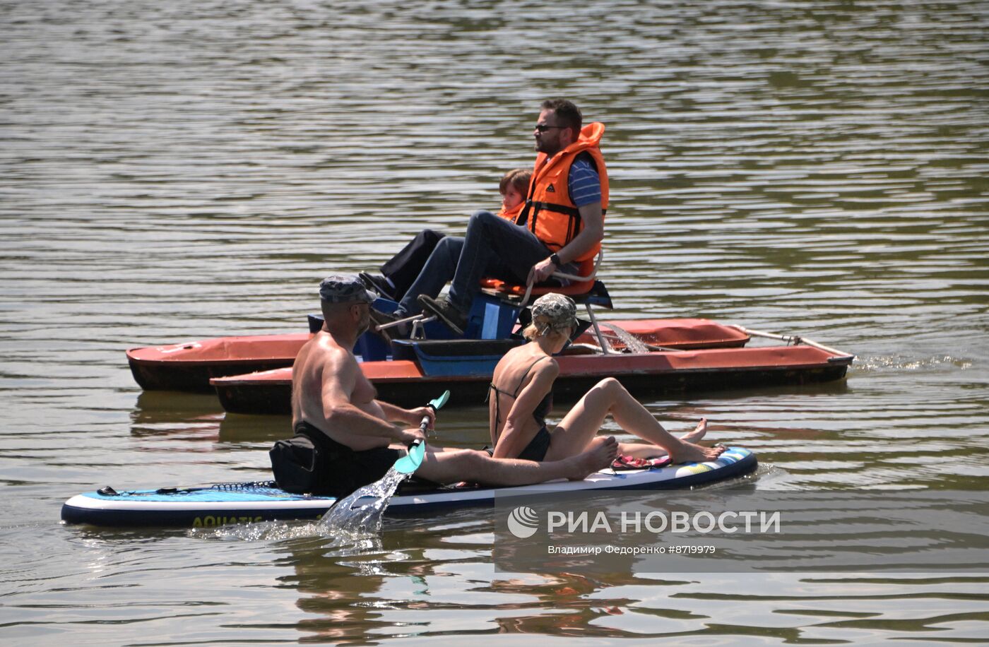 Отдых горожан в Москве