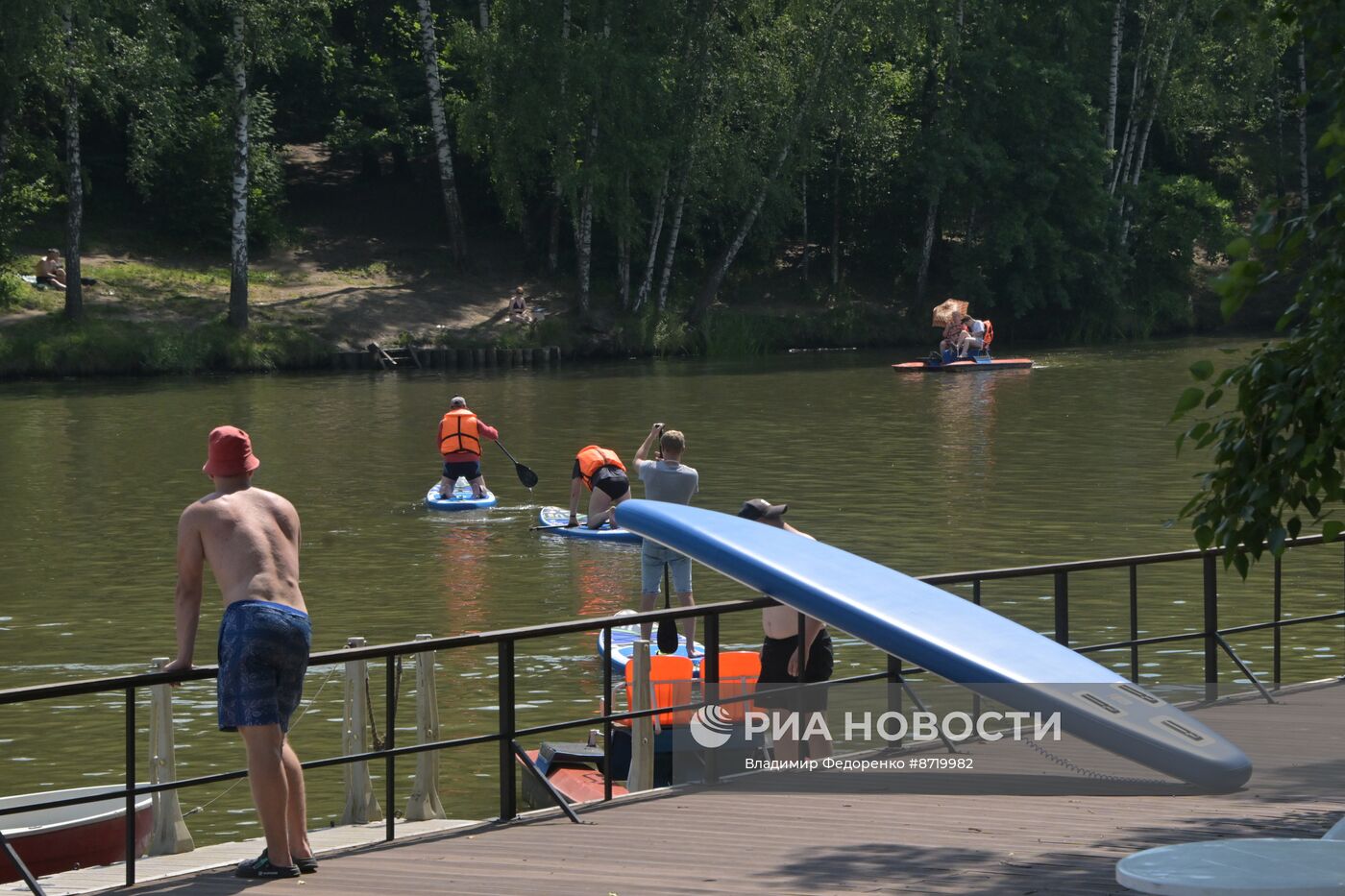 Отдых горожан в Москве